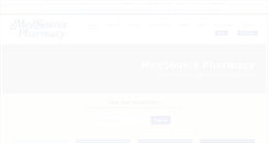 Desktop Screenshot of medsourcepharmacy.com